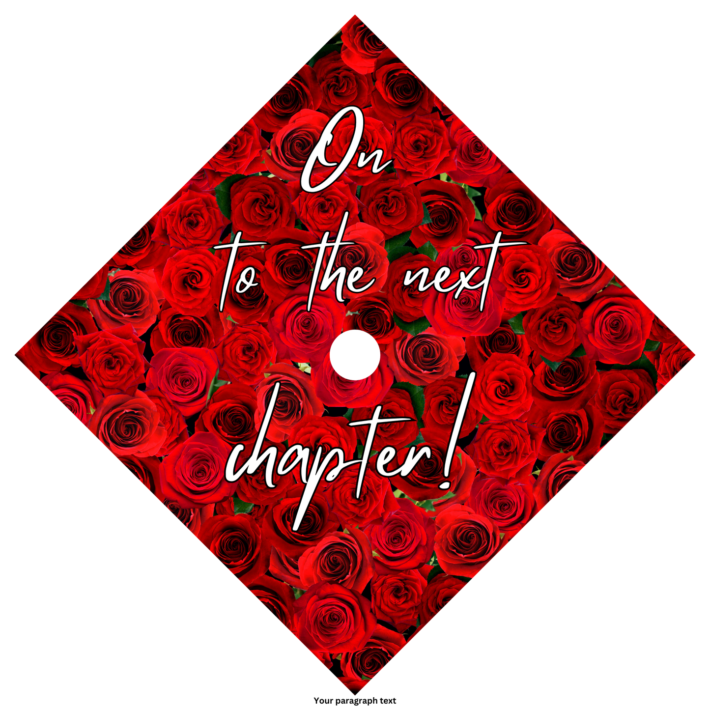 Custom Grad Cap Toppers (Hardboard)