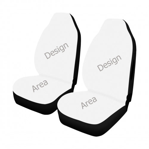 Custom personalized car seat covers set of 2 with photo or design print