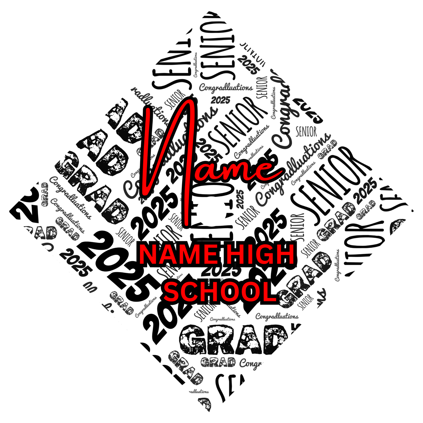 Custom Grad Cap Toppers