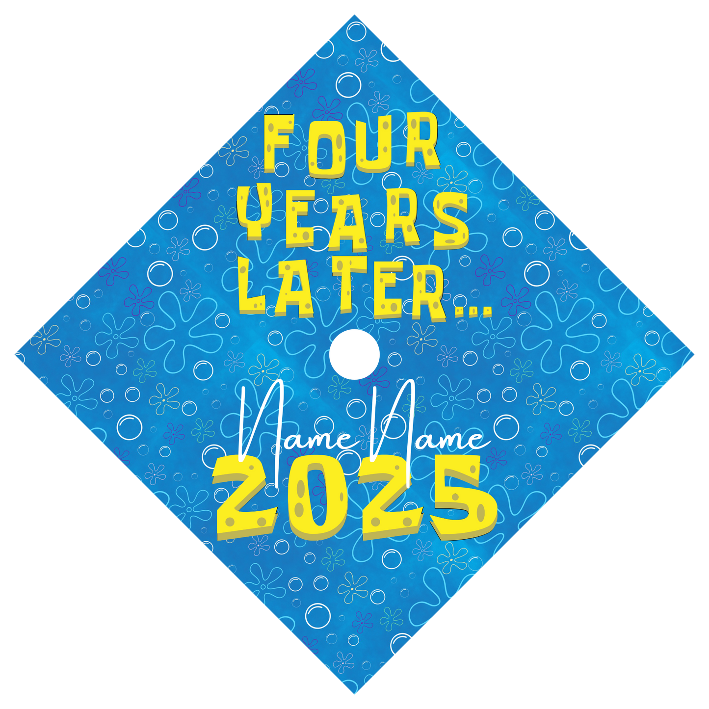 Custom Grad Cap Toppers (Hardboard)