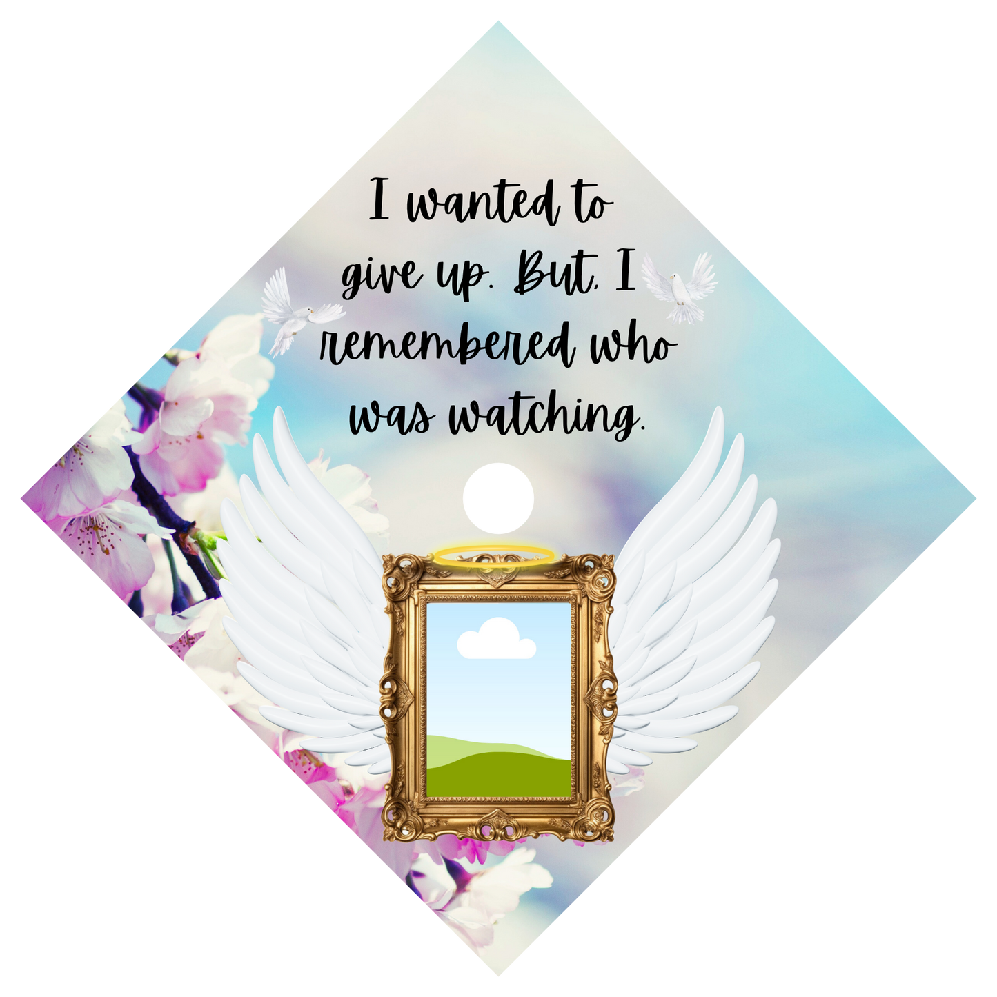 Custom Grad Cap Toppers (Hardboard)