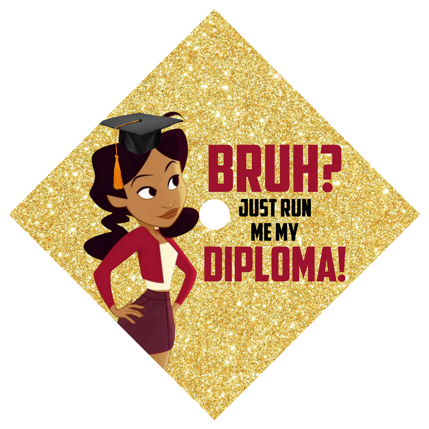 Custom Grad Cap Toppers (Hardboard)