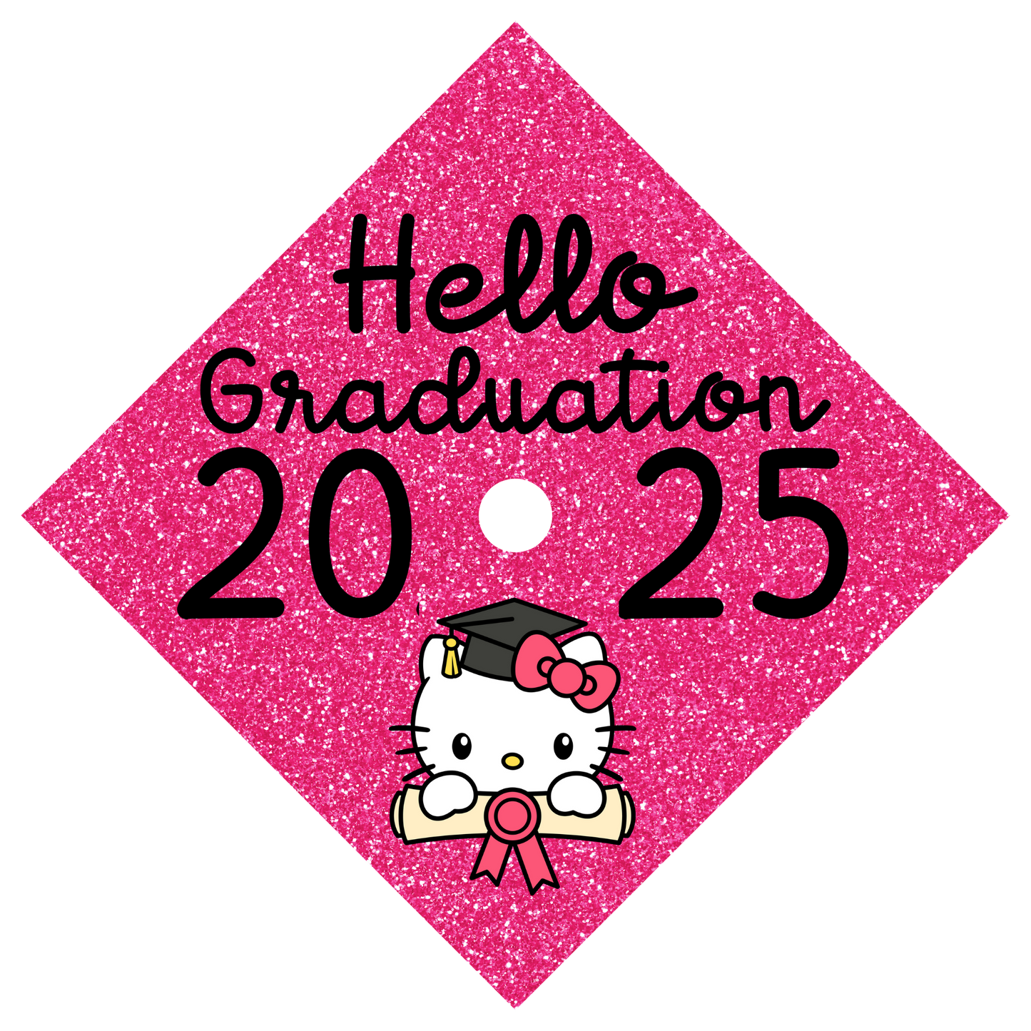 Custom Grad Cap Toppers (Hardboard)