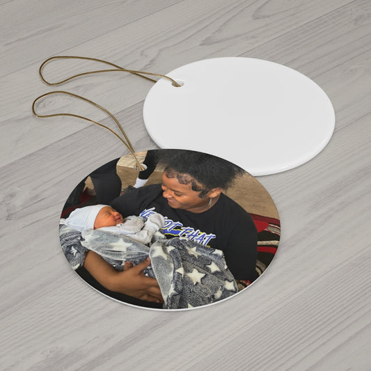 Custom Photo Ceramic Ornament