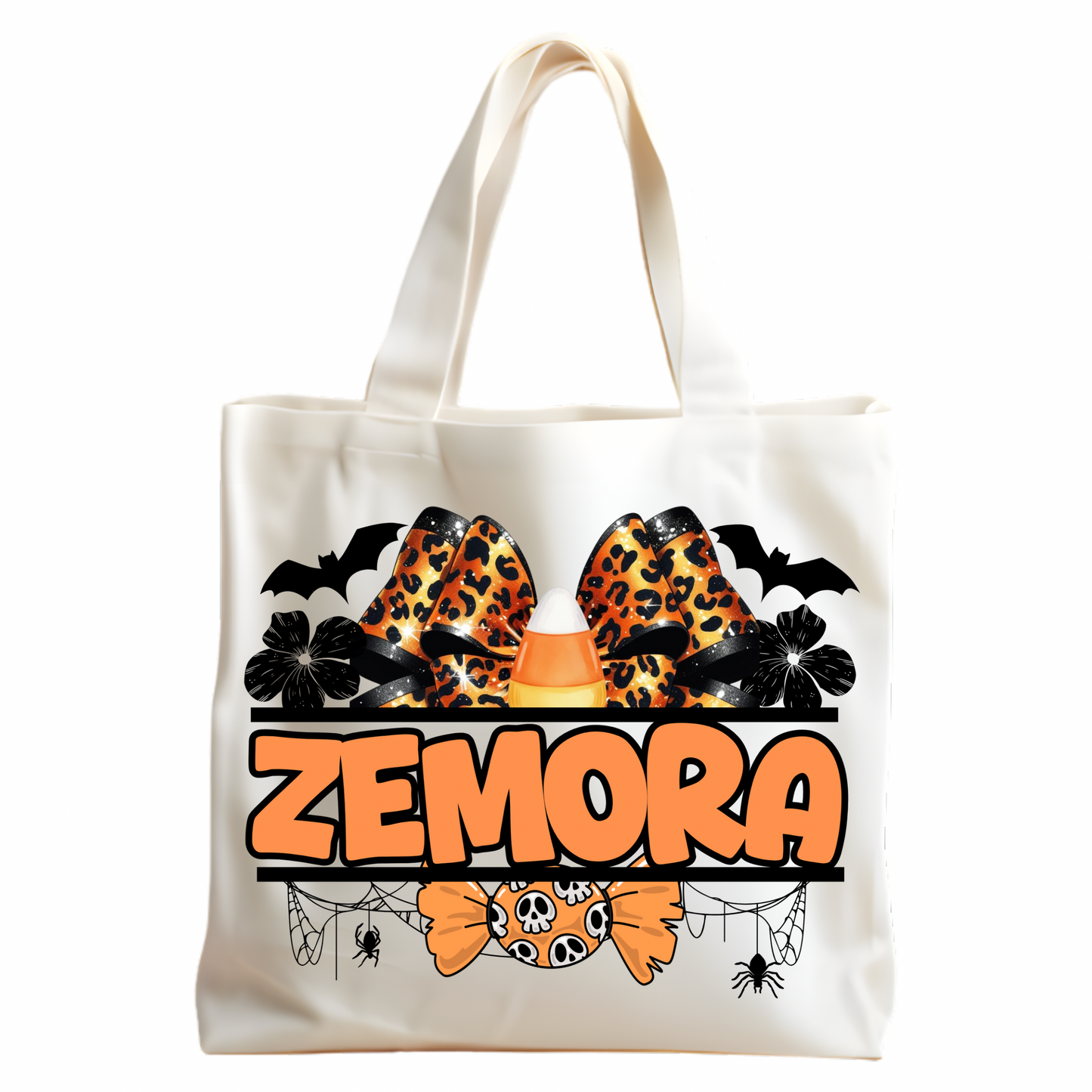 Custom Name Trick or Treat Bags