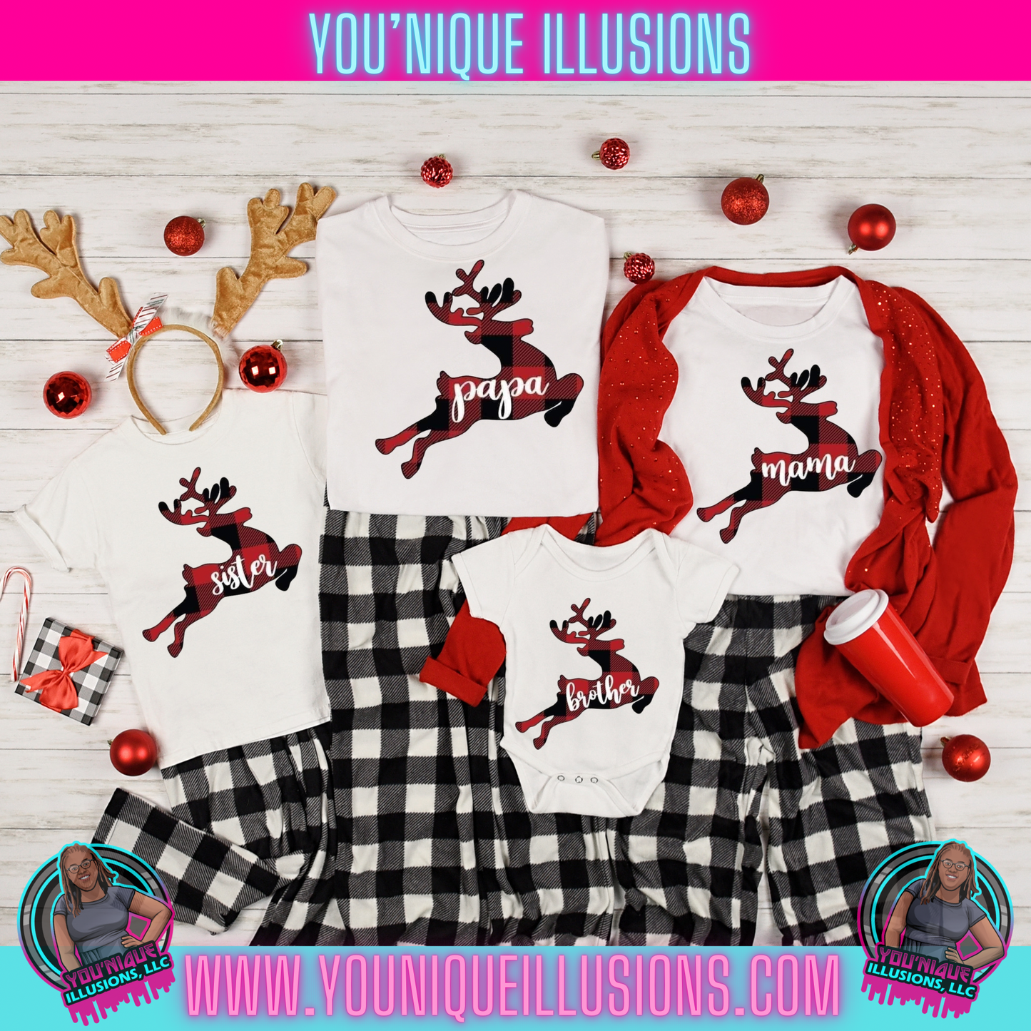 Reindeer Family Shirts