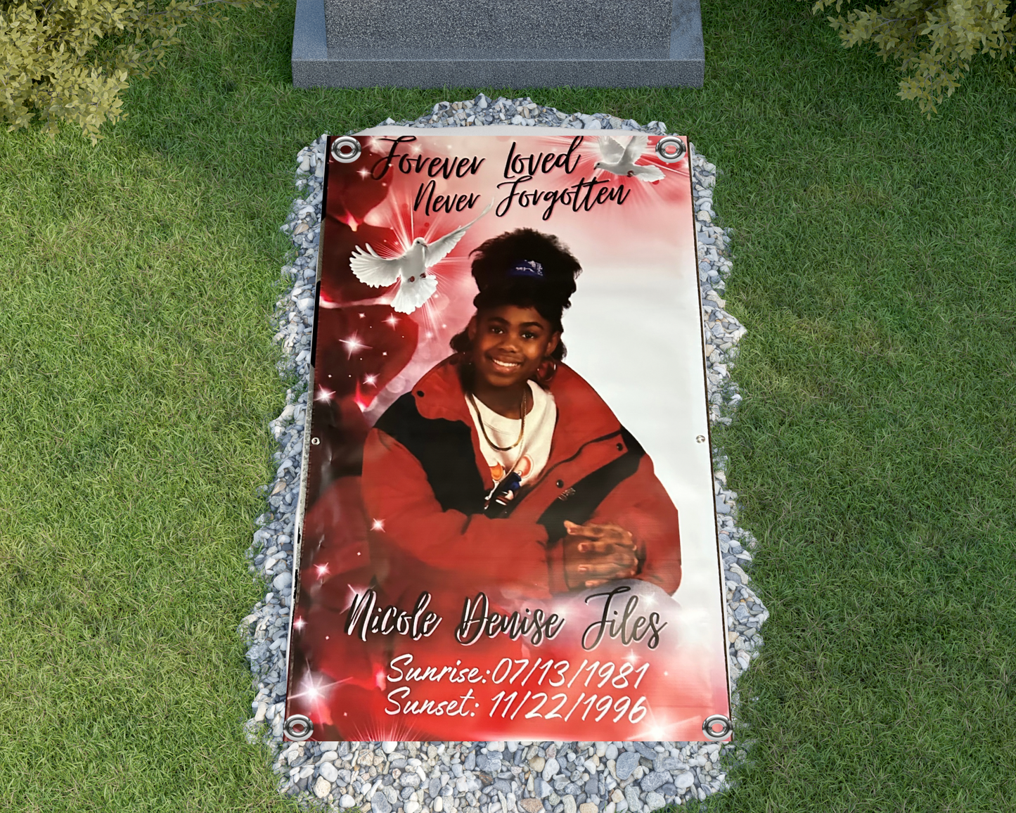 Custom Grave Blankets