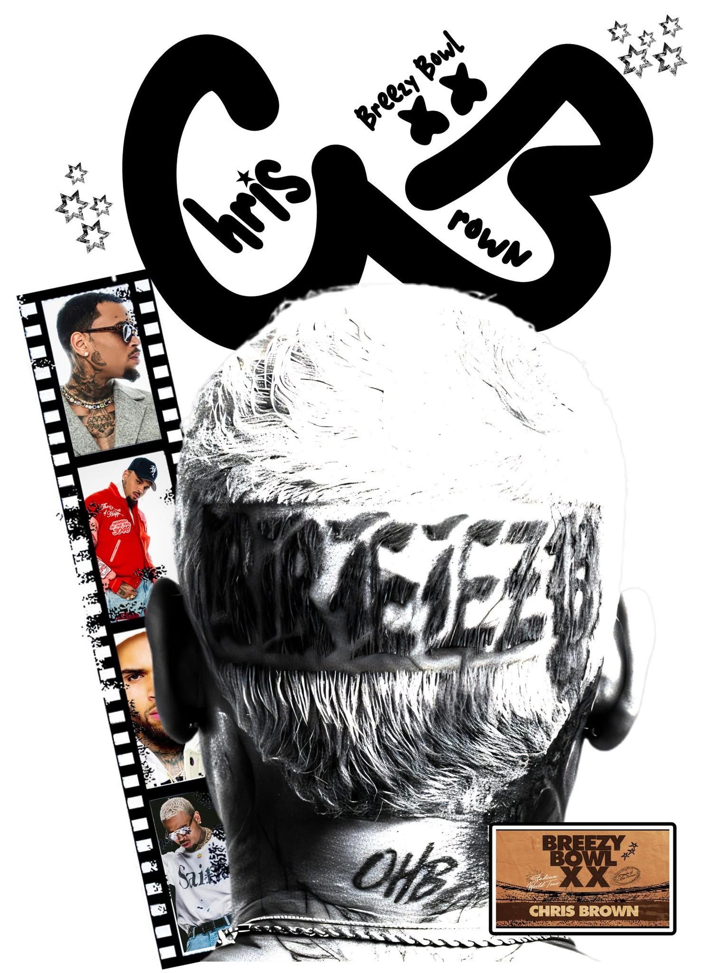 Breezy Bowl XX Fan Tee – Chris Brown Tribute