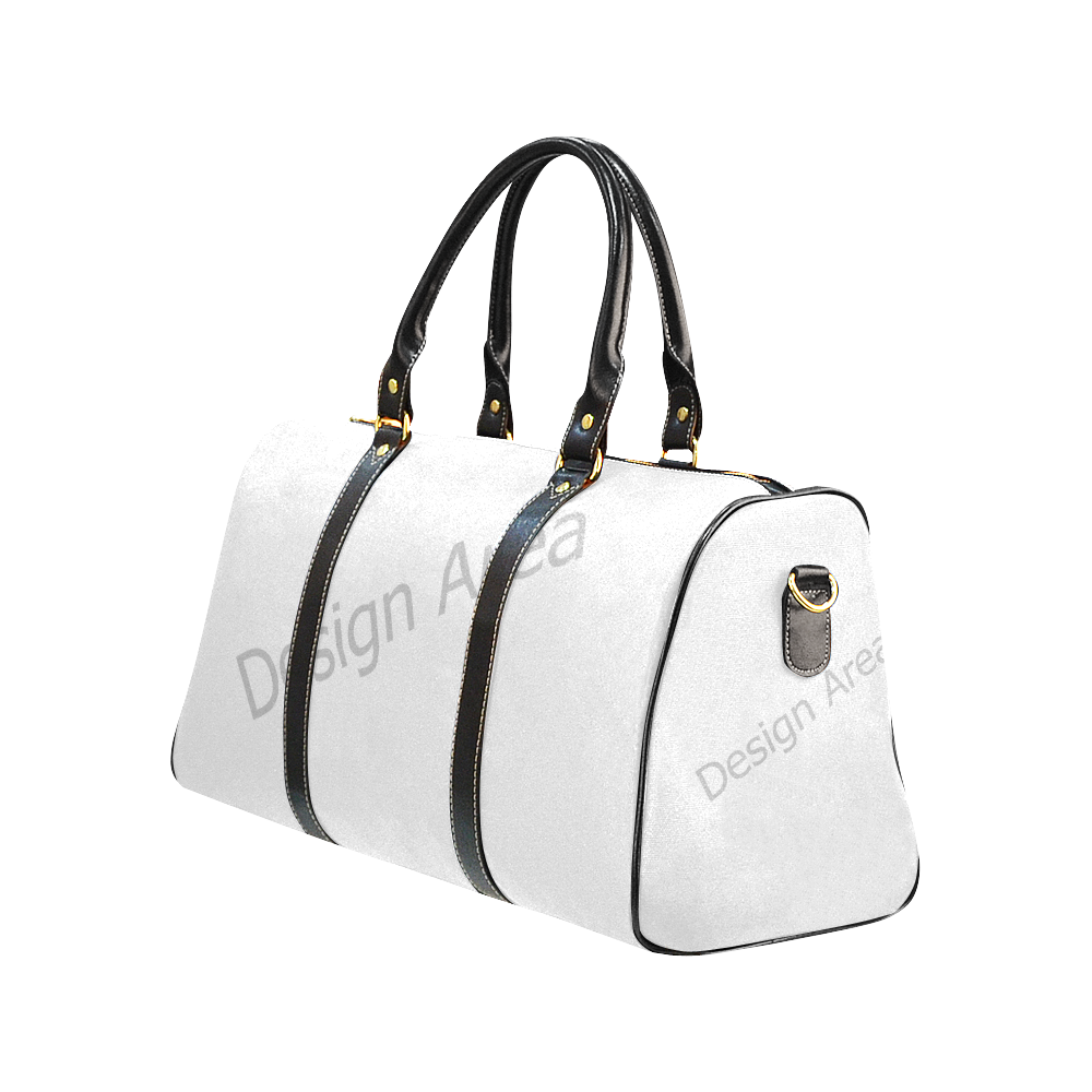 Compact waterproof custom travel bag with personalized design