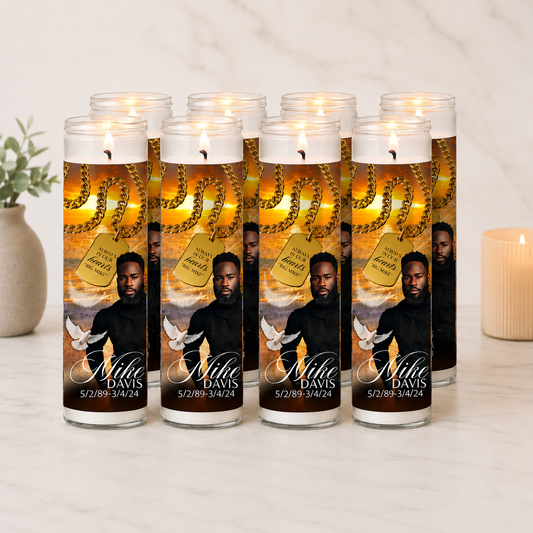 Memorial Pillar Candles