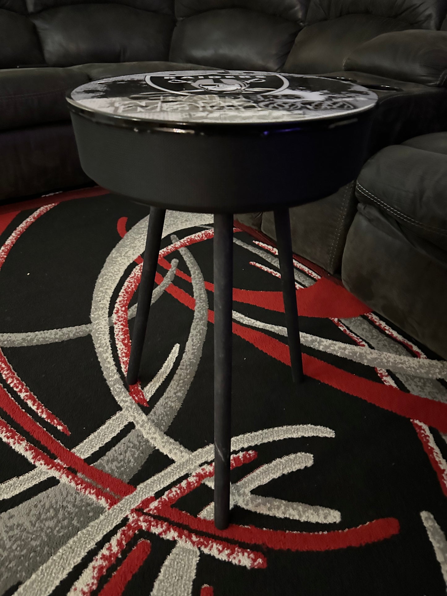 Bluetooth table with built in speaker
