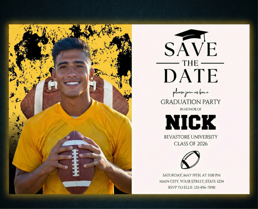 Custom digital invitation for events and celebrations