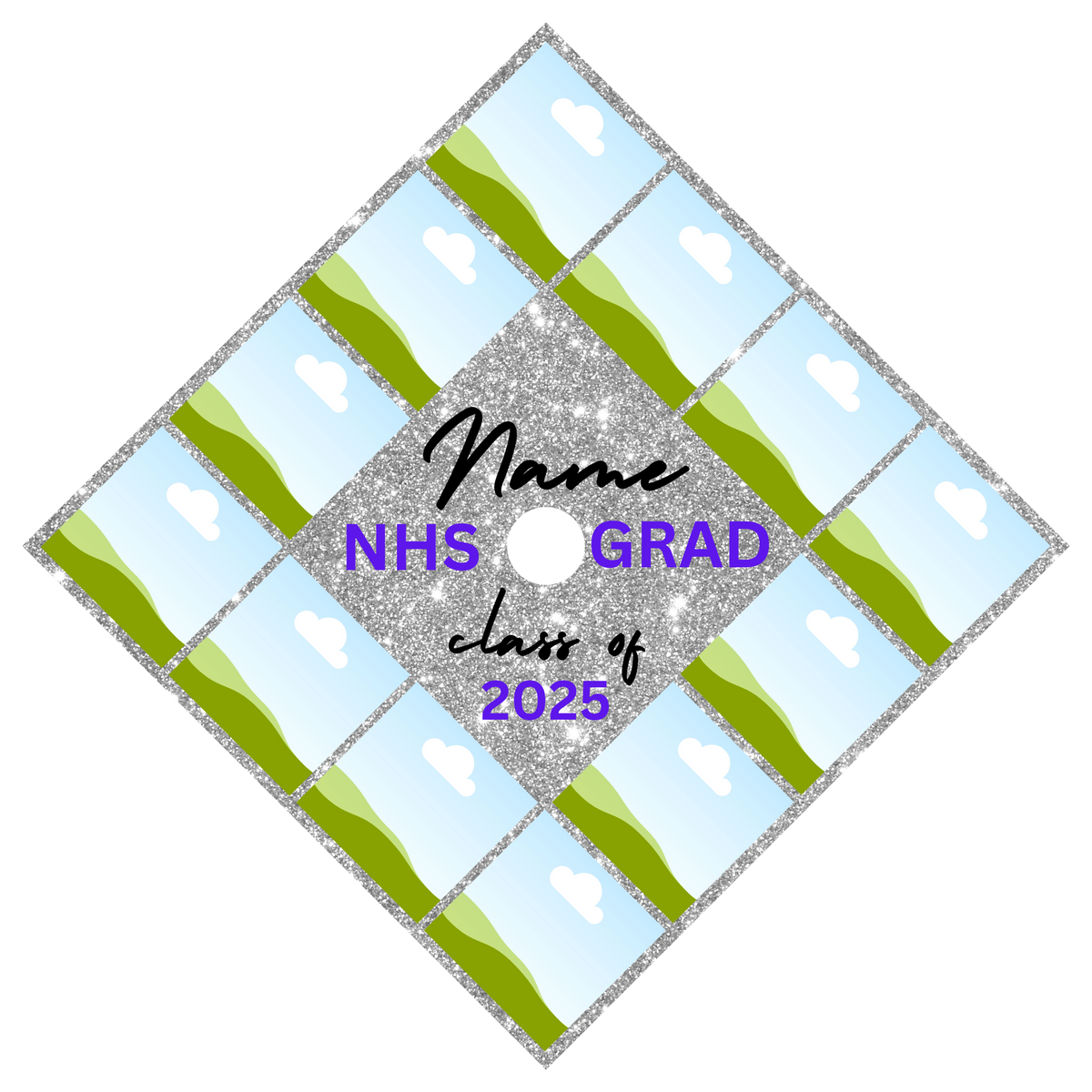 Custom personalized graduation cap topper