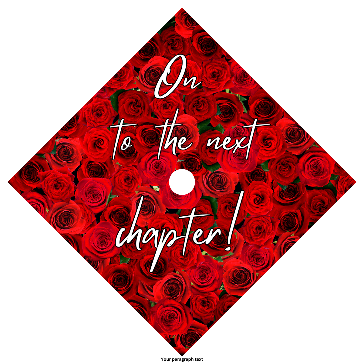 Custom personalized graduation cap topper