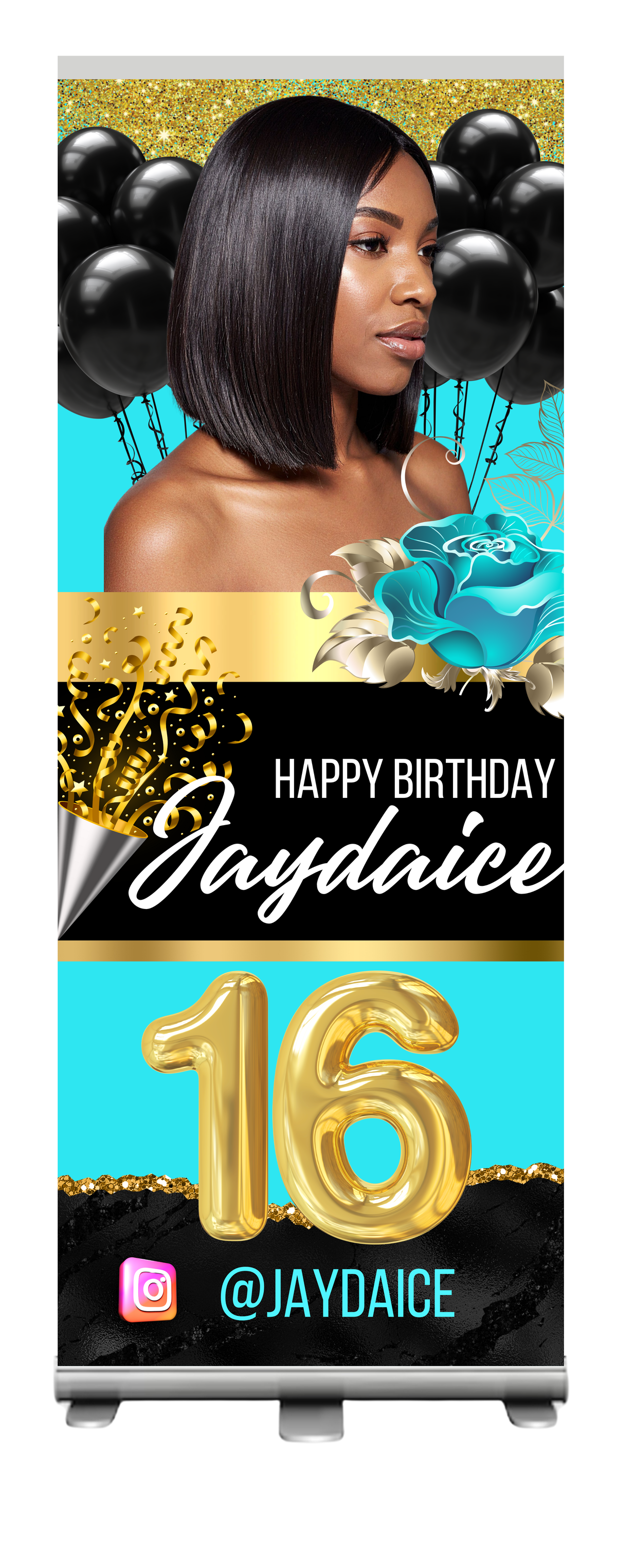 Custom retractable banner for business and events