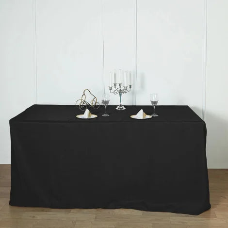 Fitted table cover for vendor events and trade shows