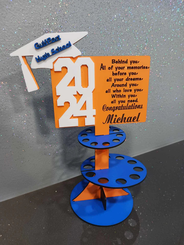 Graduation money cake gift for graduate