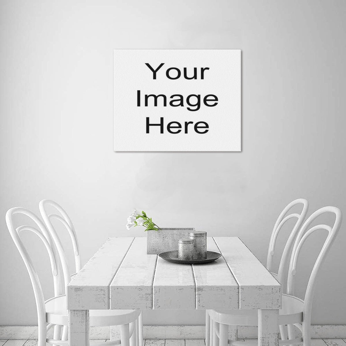Custom graduation photo canvas personalized for senior