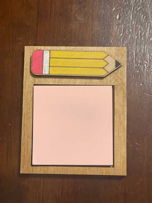 Custom personalized notepad holder with name design