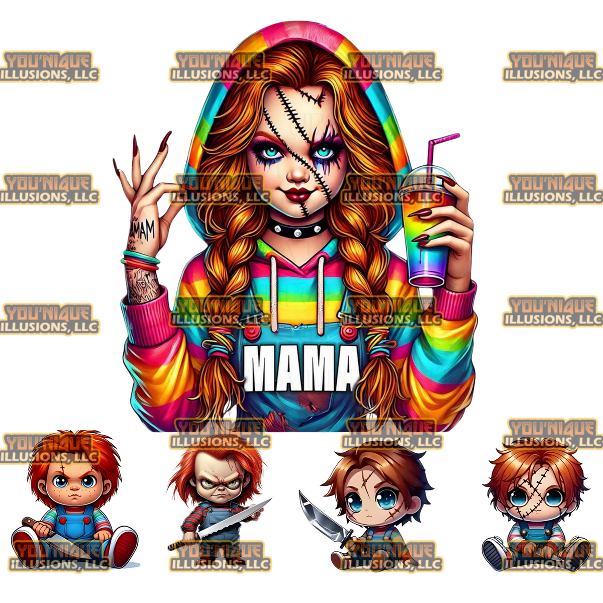 Mama's Little Slashers Halloween hoodie