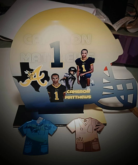 Custom Football Display