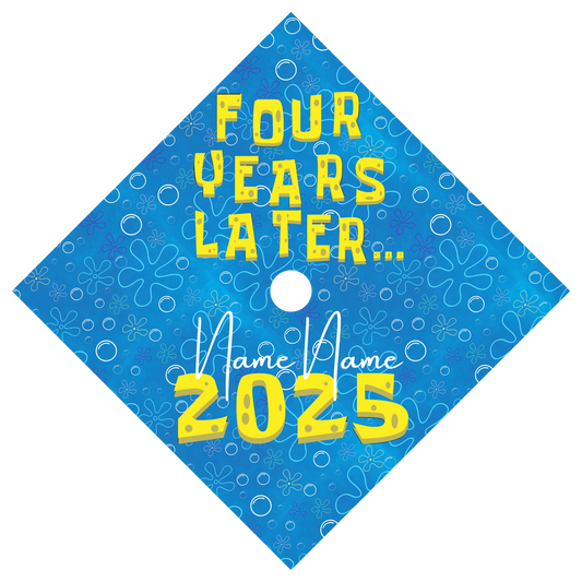 Custom Grad Cap Toppers (Hardboard)