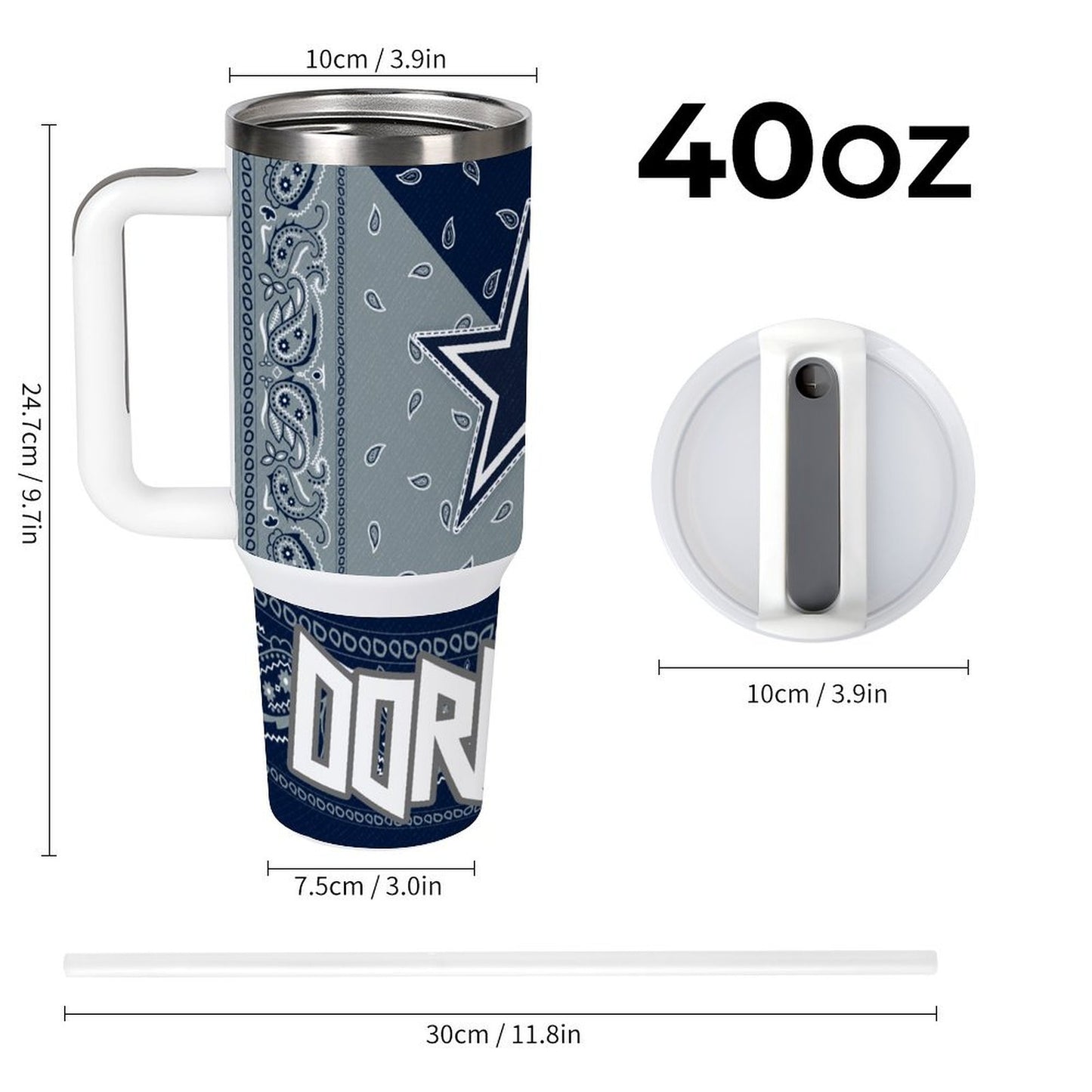 40oz Stainless Steel Tumbler