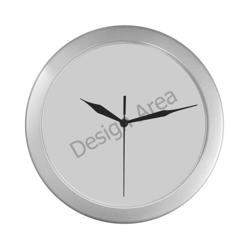 Custom personalized wall clock 9.65 inch with photo design