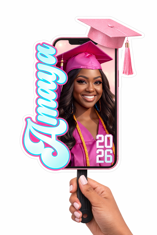 Cardstock Fans - Custom Sports, Graduation & Celebration Party Favors