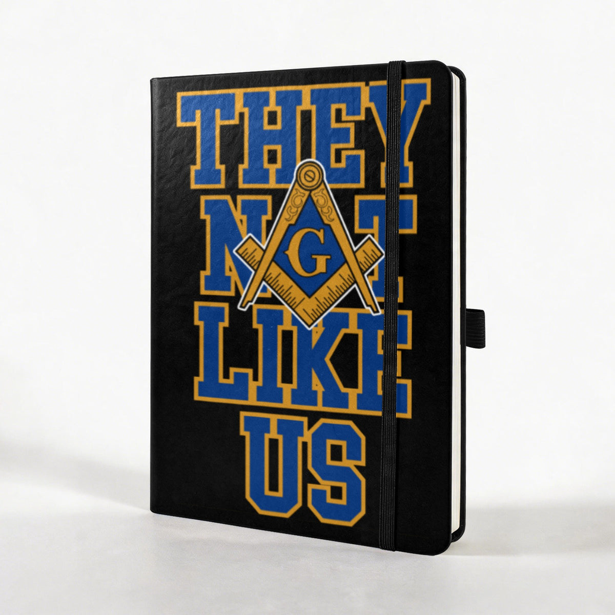Personalized Strap Notebook with Custom Front Cover