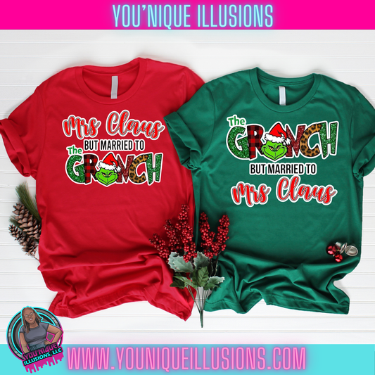 Mrs. Claus & Mr. Grinch