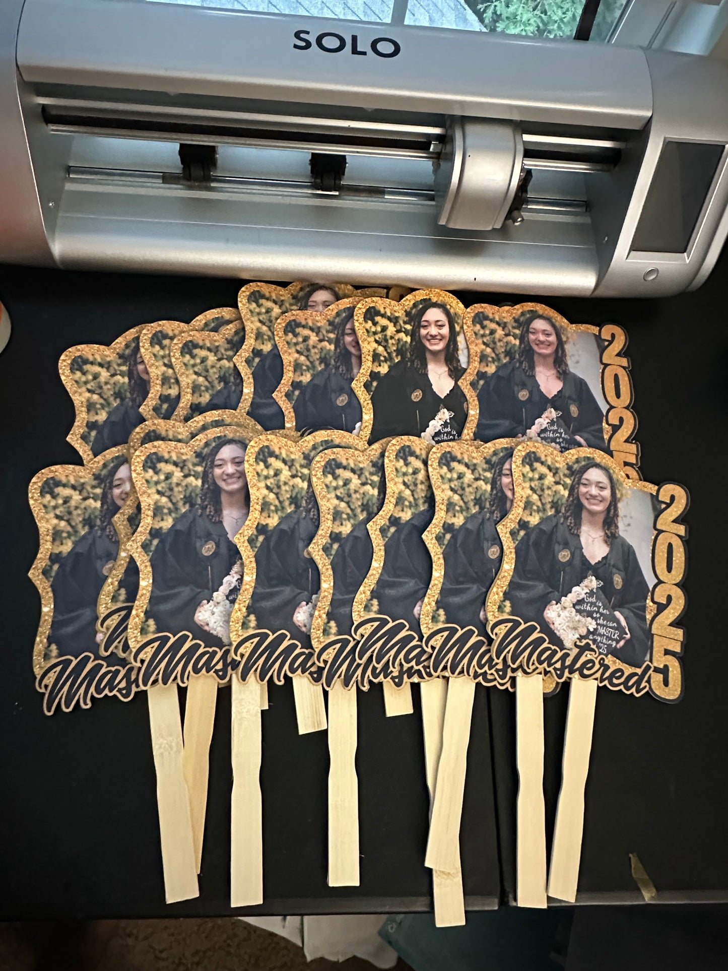 Cardstock Fans - Custom Sports, Graduation & Celebration Party Favors