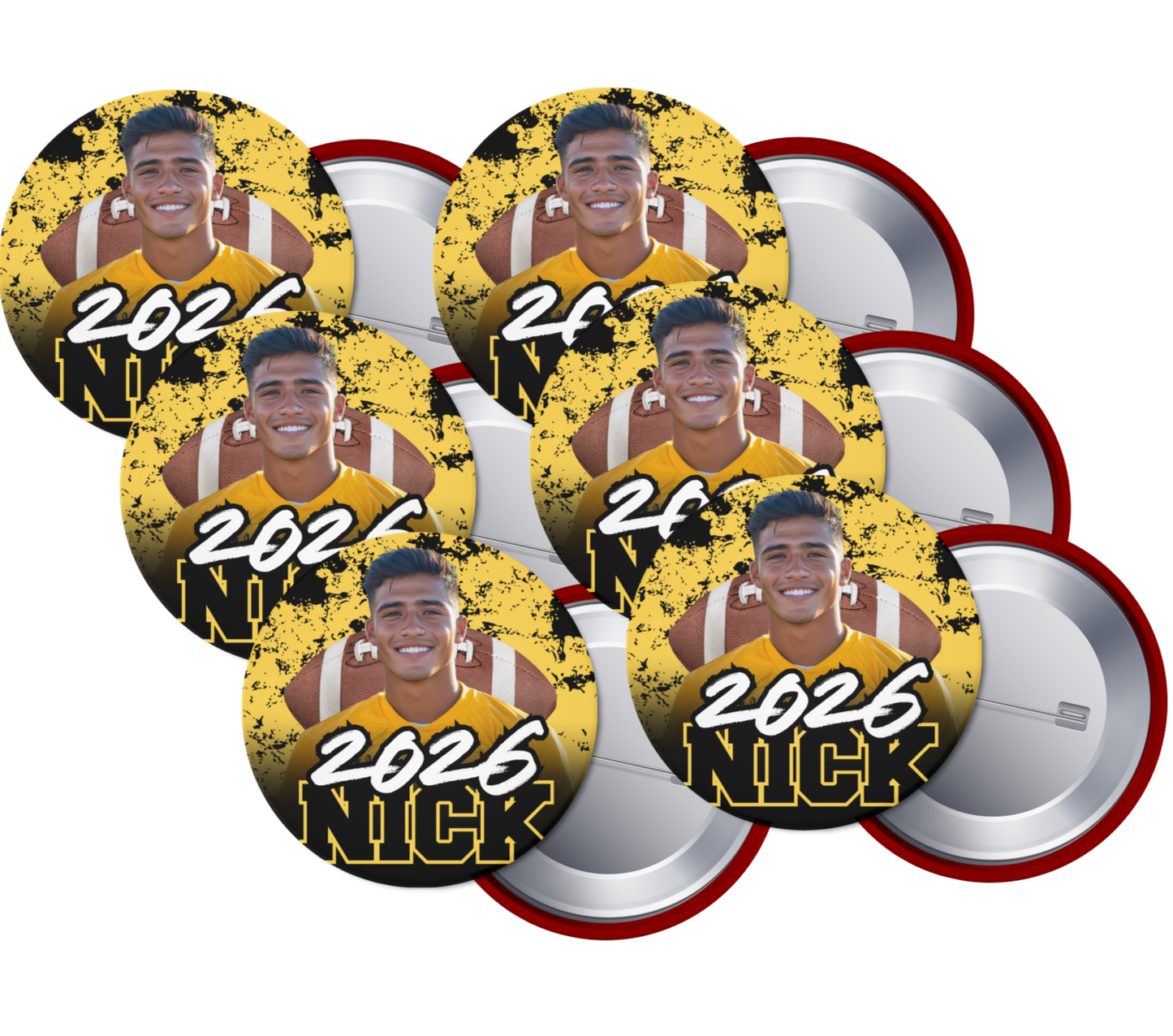 Graduation Buttons - Custom Family Celebration Pins
