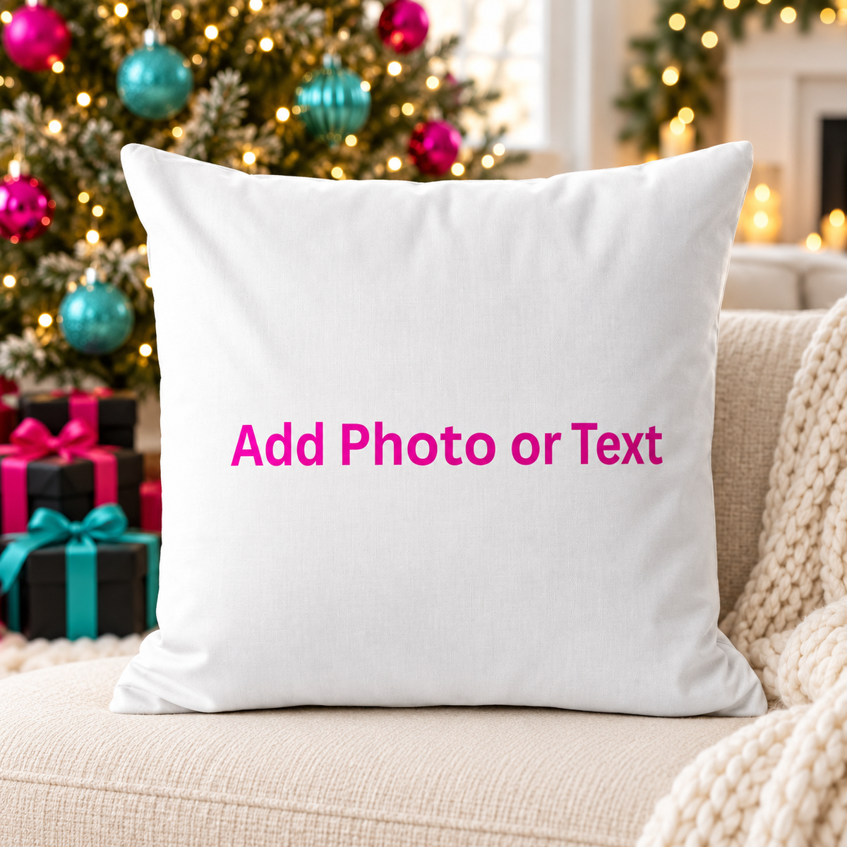 Custom Photo Pillow | Personalized Picture Throw Pillow