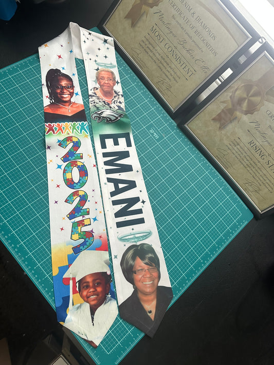 Custom Graduation Stole
