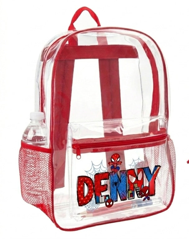 Clear Custom Bookbag