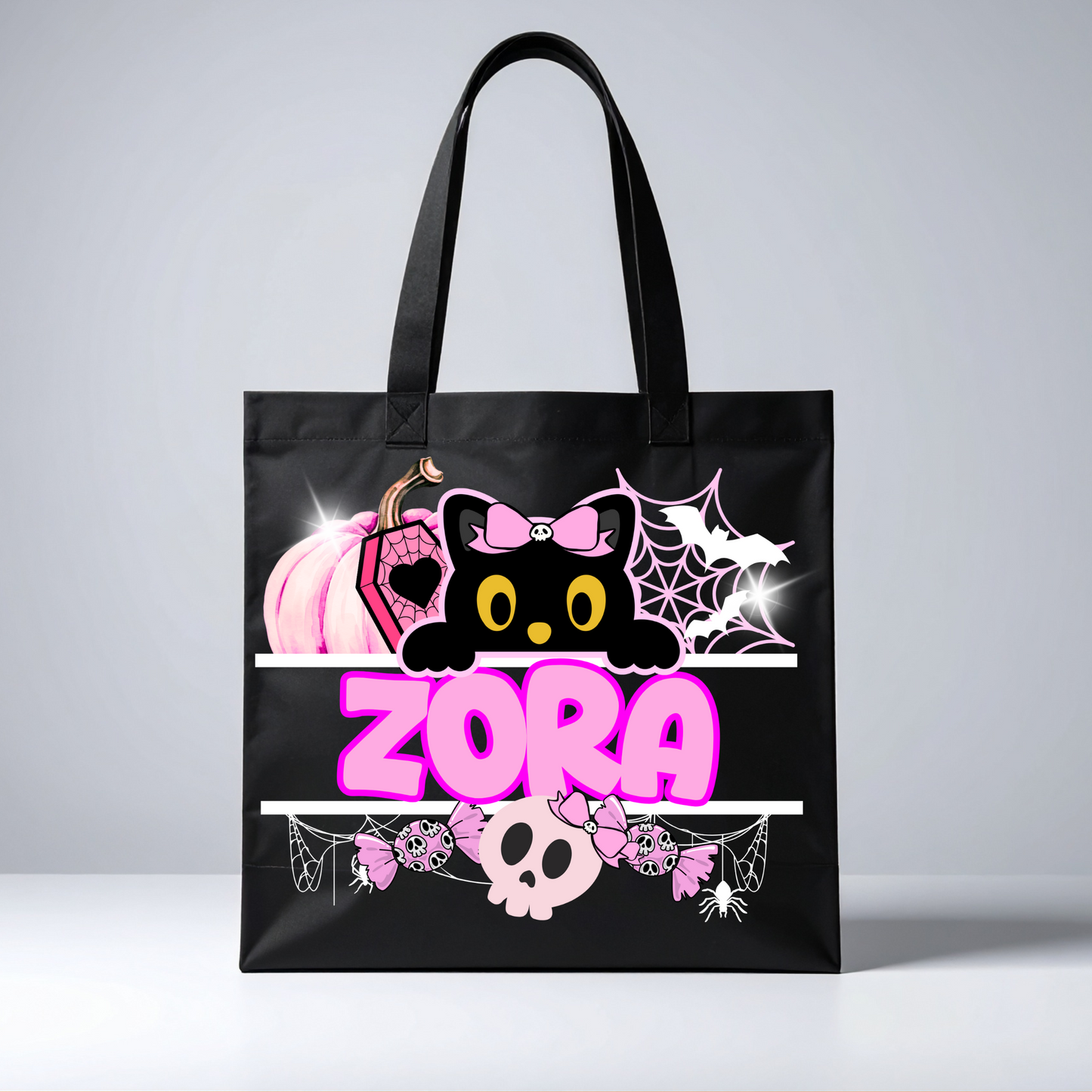Custom Name Trick or Treat Bags