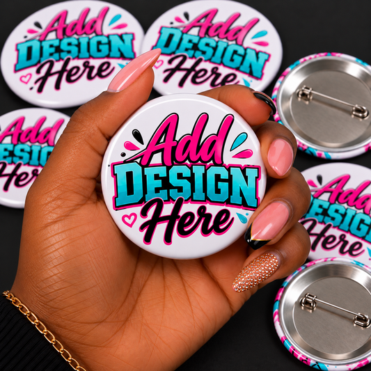 Custom 3-Inch Buttons | Personalized Photo & Event Pins