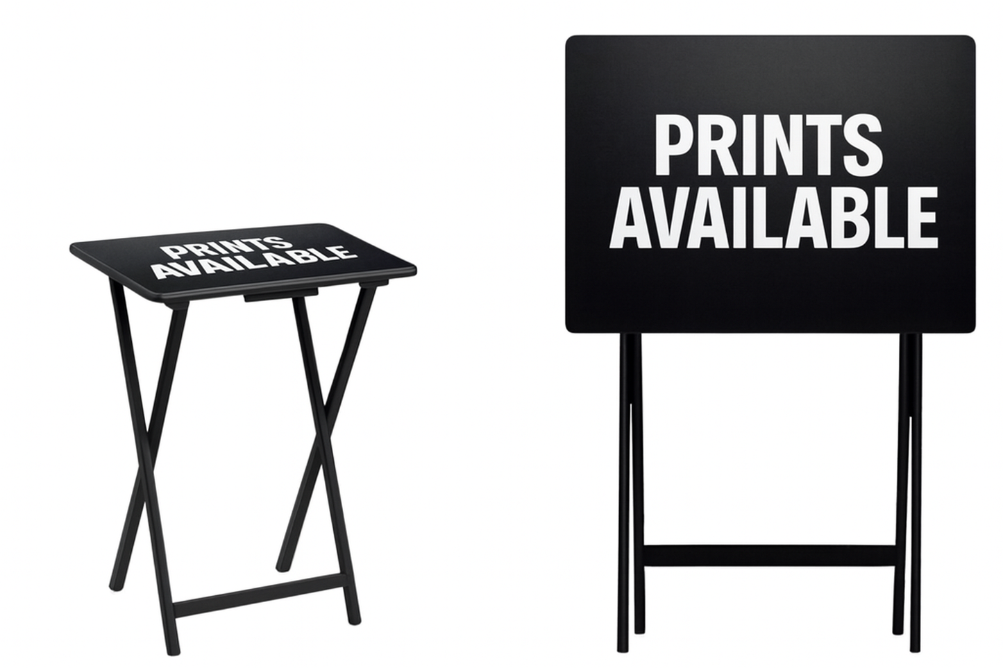 TV Tray Adhesive Prints