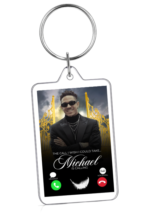 Memorial Keychain - Personalized Remembrance Gift