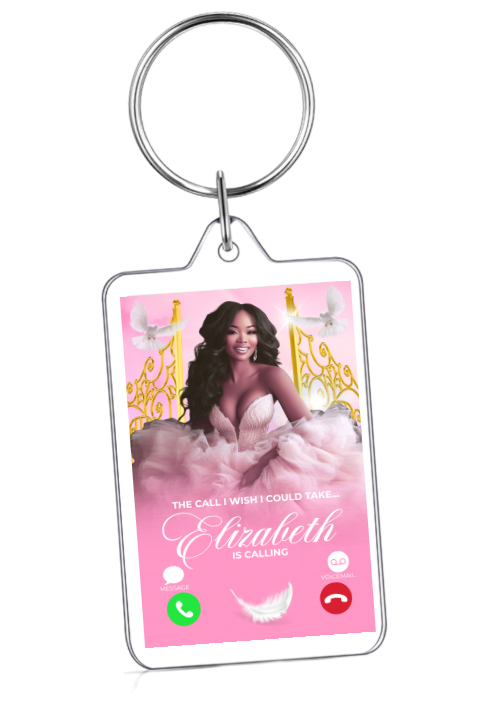 Memorial Keychain - Personalized Remembrance Gift