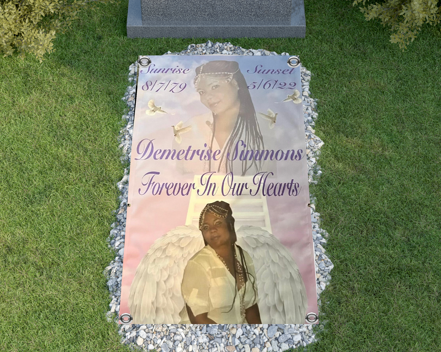 Custom Grave Blankets