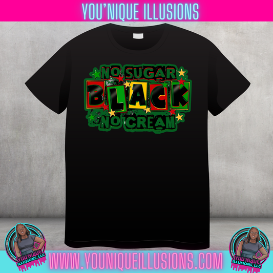 Black – No Sugar, No Cream Tee
