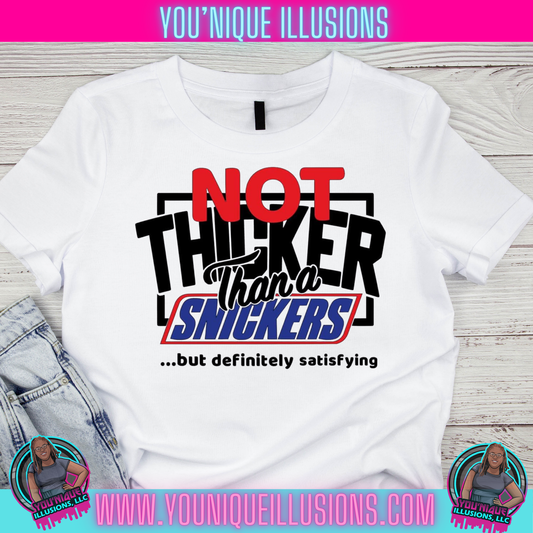 Snickers Tees – Thick or Not, Always Satisfying