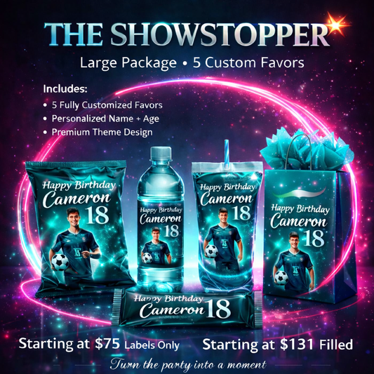 The Showstopper Party Favor Package