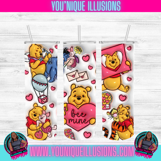 Bee Mine Pooh Tumbler