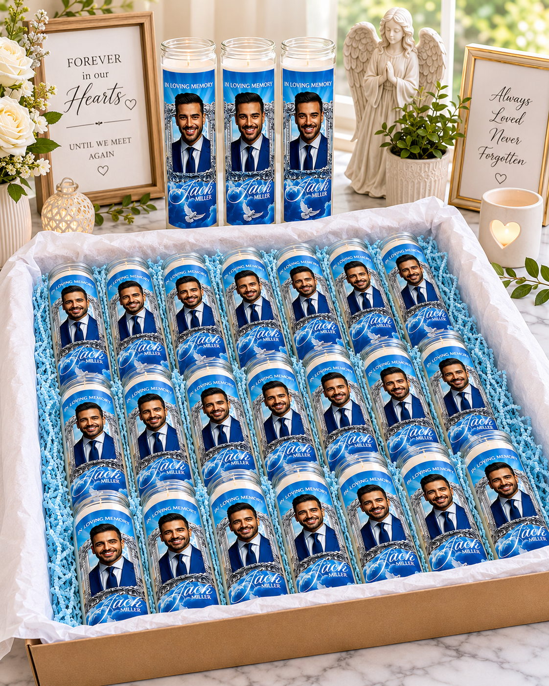 Memorial Pillar Candles