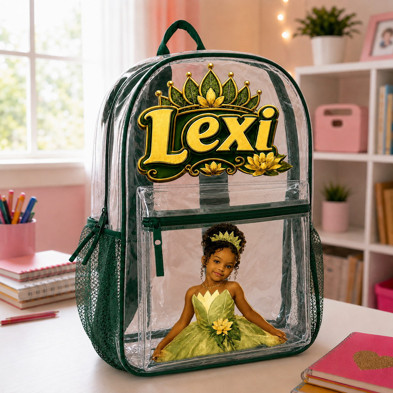 Clear Custom Bookbag