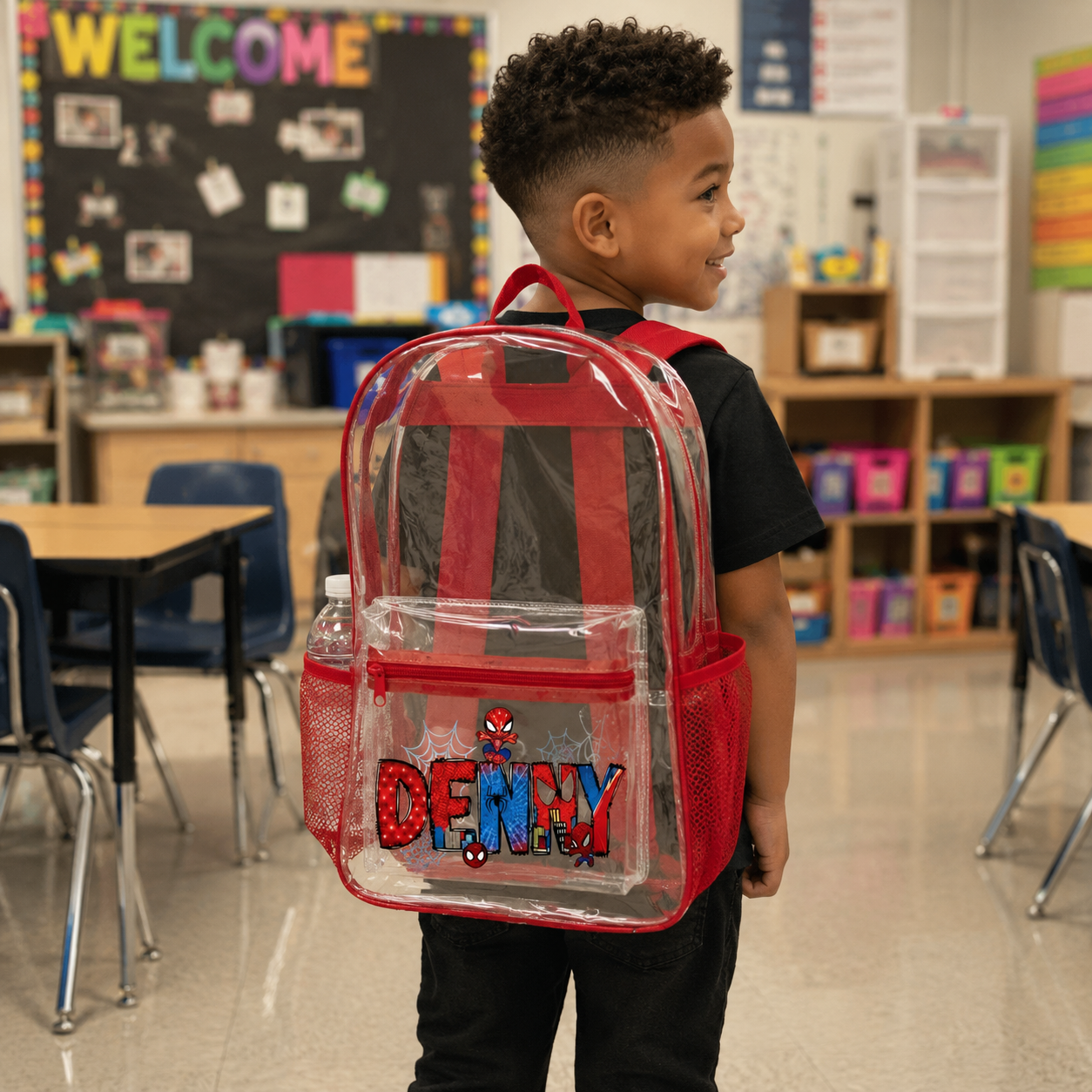 Clear Custom Bookbag