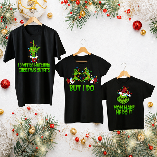 Matching Family Christmas Shirts | You'Nique Illusions